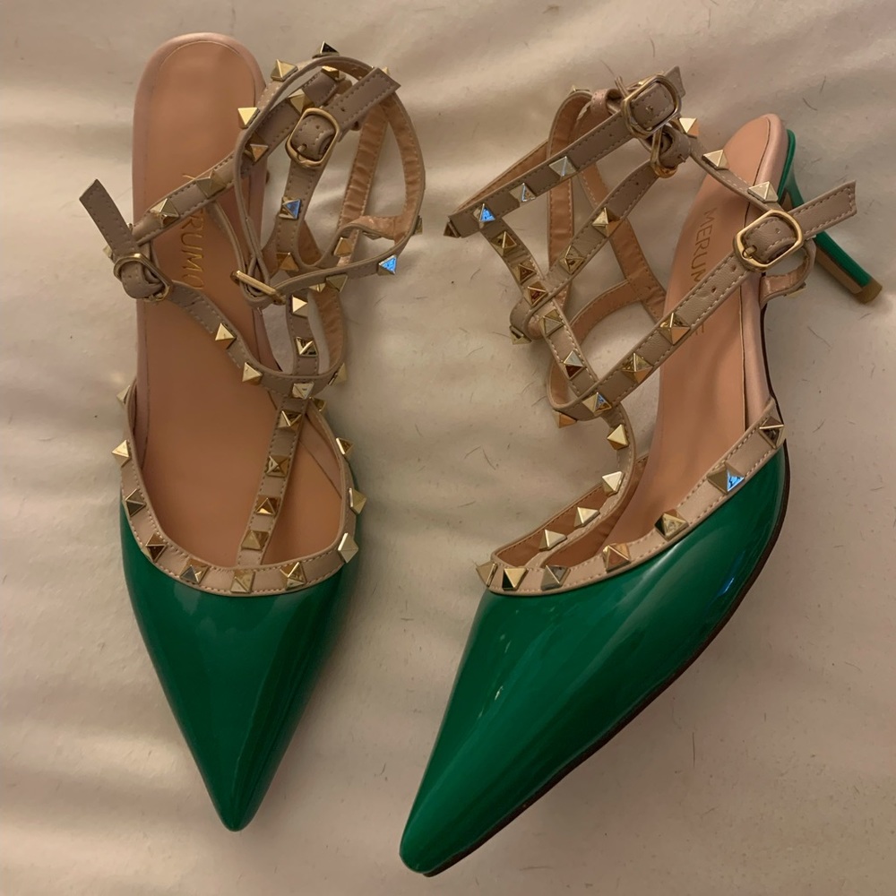 Studded Heels